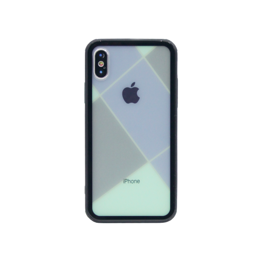 Apple iPhone X/XS - Ovitek iz gume in stekla (TPUG) - Blue Net