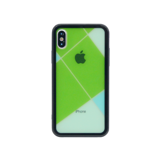 Apple iPhone X/XS - Ovitek iz gume in stekla (TPUG) - Green Net