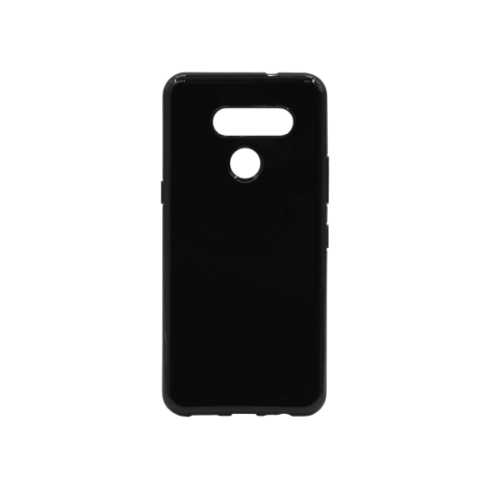 LG K50S - Gumiran ovitek (TPU) - črn svetleč