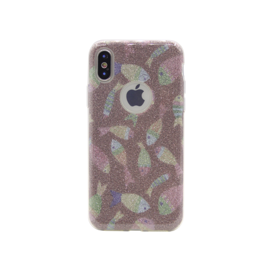 Apple iPhone X/XS - Gumiran ovitek (TPUB+PC) - pisan P1