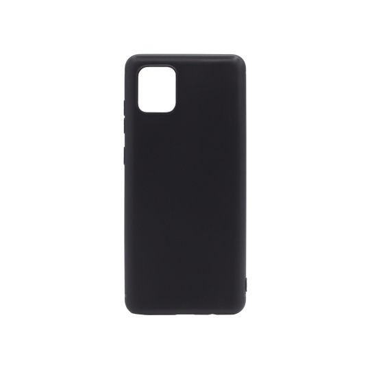 Samsung Galaxy Note 10 Lite - Gumiran ovitek (TPU) - črn MATT