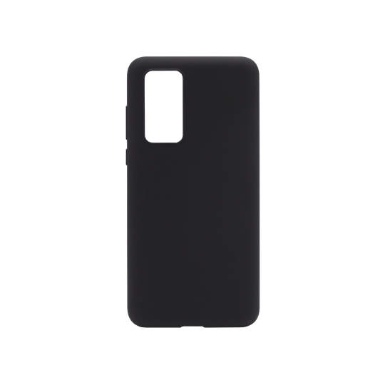 Huawei P40 - Silikonski ovitek (liquid silicone) - Soft - Black