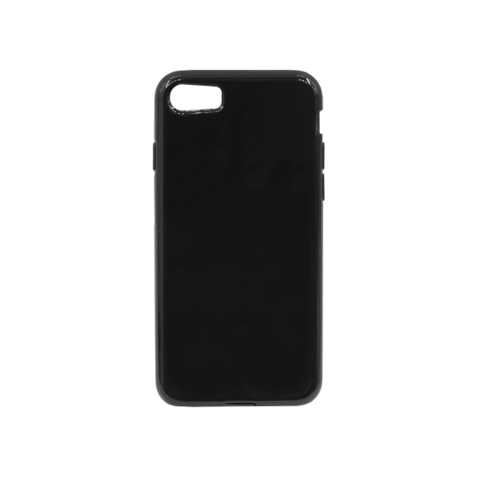 Apple iPhone SE(2020)/8/7/6 - Gumiran ovitek (TPU) - crn svetleč