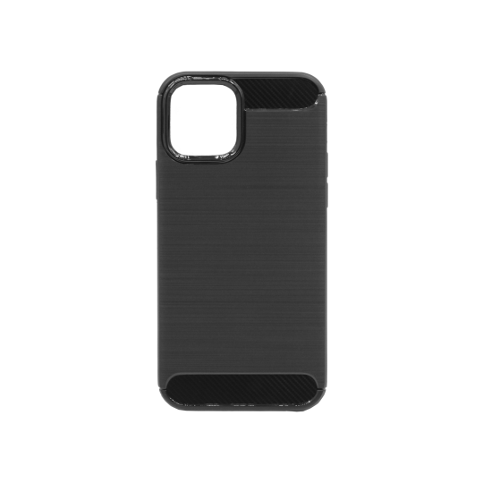 Apple iPhone 12/ 12 Pro - Gumiran ovitek (TPU) - črn A-Type
