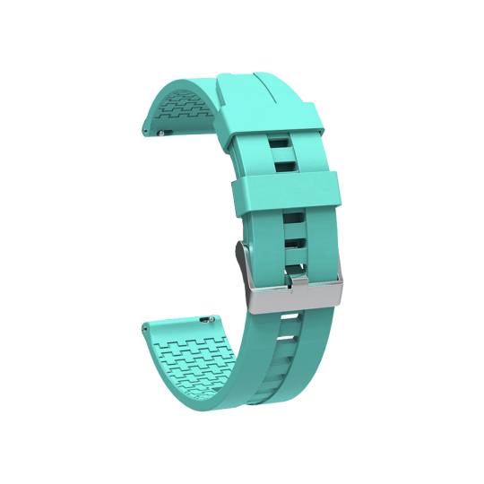 Silikonski pašček za uro (22mm) - mint