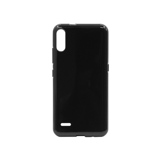 LG K22 - Gumiran ovitek (TPU) - črn svetleč