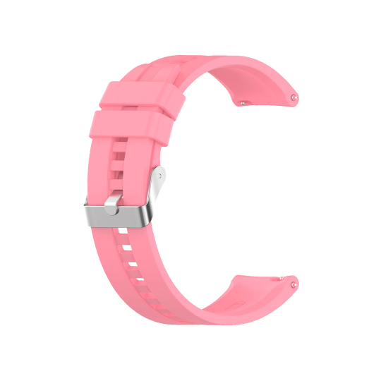 Silikonski pašček za uro (20mm) - roza