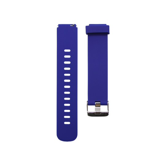 Silikonski pašček za uro (18mm) - modra