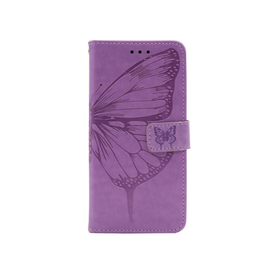 Samsung Galaxy S21 - Preklopna torbica (WLGO-Butterfly) - vijolična