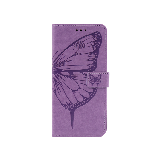 Samsung Galaxy A22 5G - Preklopna torbica (WLGO-Butterfly) - vijolična