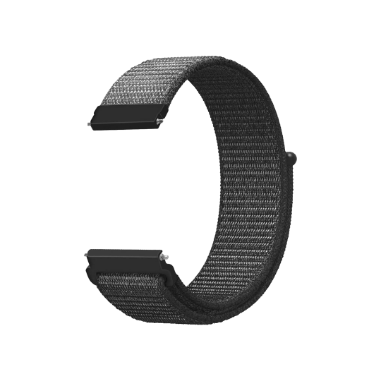 Najlonski pašček za uro (20 mm) - siv