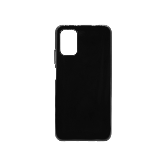 Xiaomi Poco M3 - Gumiran ovitek (TPU) - črn svetleč