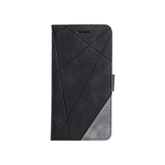 Samsung Galaxy A52 / A52 5G / A52s 5G - Preklopna torbica (WLGO-Lines) - črna