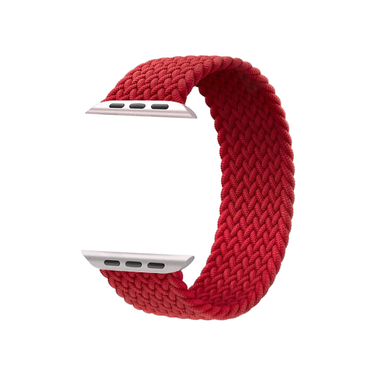 Najlonski pašček Chic (vel. L) za Apple Watch (38/40/41 mm) - rdeč