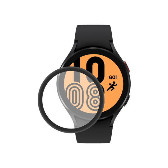 Samsung Galaxy Watch4 (40 mm) - Hibridno zaščitno steklo (folija) - črna