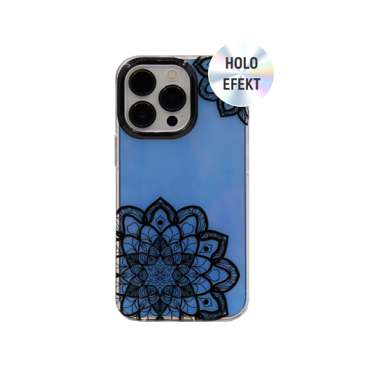 Apple iPhone 13 Pro Max - Gumiran ovitek (TPUP) - Black Mandala