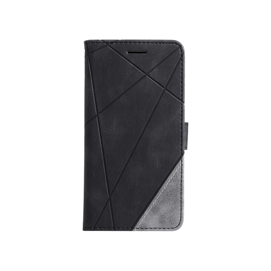 Apple iPhone 13 Pro - Preklopna torbica (WLGO-Lines) - črna