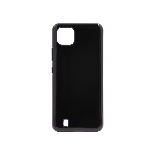 Realme C11 (2021) - Gumiran ovitek (TPU) - črn svetleč