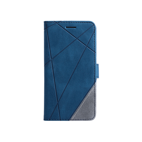 Samsung Galaxy S22+ - Preklopna torbica (WLGO-Lines) - modra