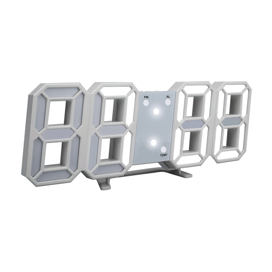 Digitalna ura - 3D LED - Z budilko - Prikaz temperature - Chameleon