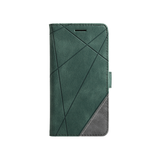 Samsung Galaxy A13 4G - Preklopna torbica (WLGO-Lines) - zelena