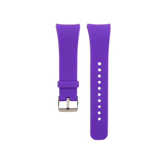 Silikonski pašček za Samsung Galaxy Gear Fit2 Pro - vijoličen