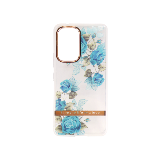 Samsung Galaxy A53 5G - Gumiran ovitek (TPUP) - Flowers - moder