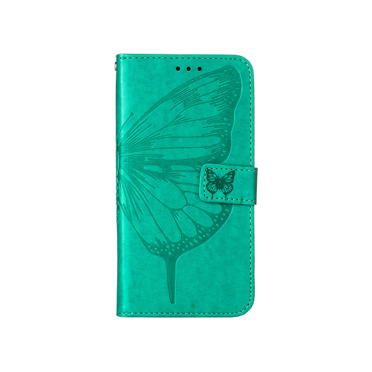 Samsung Galaxy A23 4G/A23 5G - Preklopna torbica (WLGO-Butterfly) - turkizna