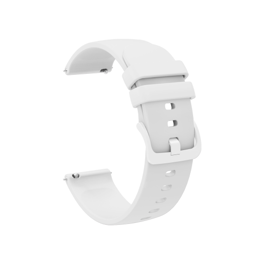 Silikonski pašček za uro (20mm) - Fresh bel