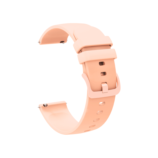 Silikonski pašček za uro (22mm) - Fresh roza