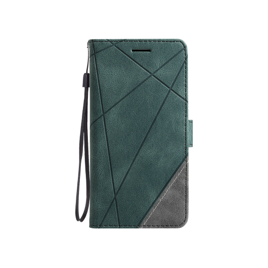 Samsung Galaxy A54 5G - Preklopna torbica (WLGO-Lines) - zelena
