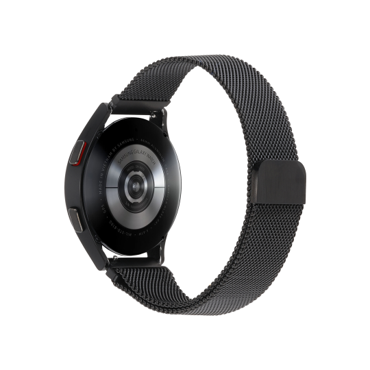 Kovinski magnetni pašček za uro (18mm) - Venus - Black / črn