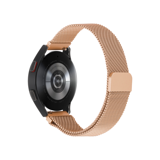 Kovinski magnetni pašček za uro (20mm) - Venus - Rose gold / roza-zlat