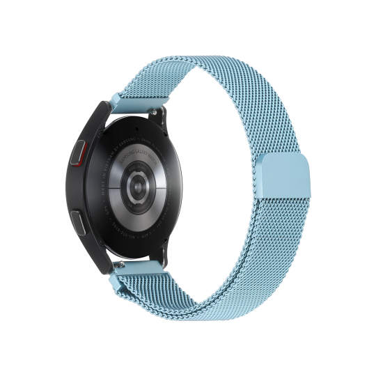 Kovinski magnetni pašček za uro (20mm) - Venus - Roulan / svetlo moder