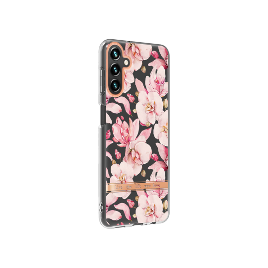 Samsung Galaxy A34 5G - Gumiran ovitek (TPUP) - Flowers - roza