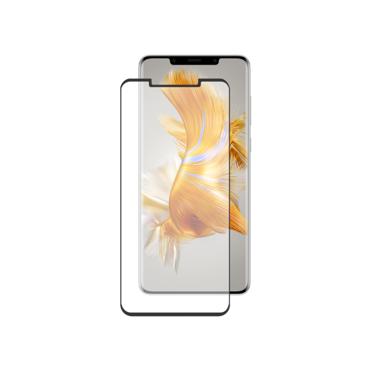 Huawei Mate 50 Pro - Zaščitno steklo Premium (0,33) - case-friendly, črno
