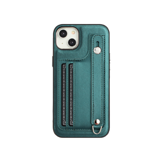 Apple iPhone 14 Plus - Gumiran ovitek z žepkom (TPUL+) - zelen