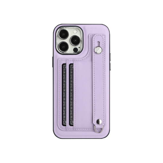 Apple iPhone 14 Pro Max - Gumiran ovitek z žepkom (TPUL+) - vijoličen