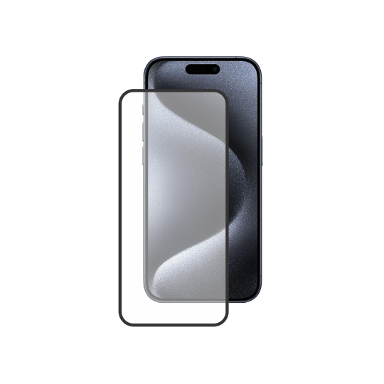 Apple iPhone 15 Pro - Zaščitno steklo Premium črno do roba - (0,33)