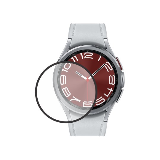 Samsung Watch6 Classic (43 mm) - Hibridno zaščitno steklo (folija) - črna