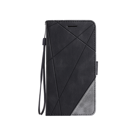 Samsung Galaxy A7 (2018) - Preklopna torbica (WLGO-Lines) - črna