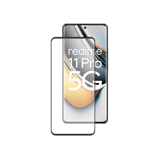 Realme 11 Pro/11 Pro+ - Zaščitno steklo Premium - črno do roba (0,30)