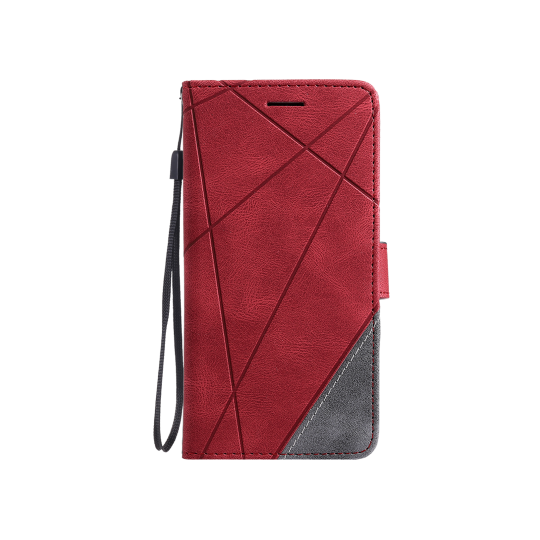 Xiaomi Redmi 13C - Preklopna torbica (WLGO-Lines) - rdeča