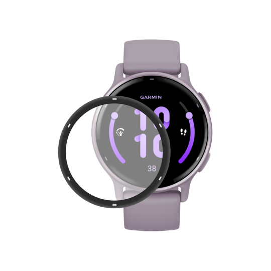 Garmin Vivoactive 5 - Hibridno zaščitno steklo (folija) - črna