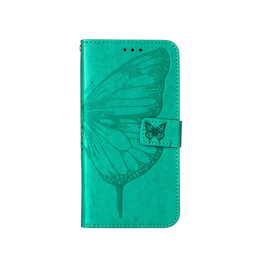 Samsung Galaxy S24 - Preklopna torbica (WLGO-Butterfly) - turkizna