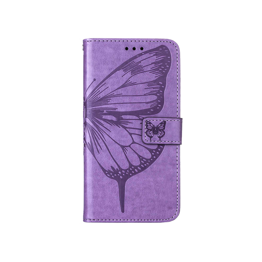 Samsung Galaxy A15 4G/5G - Preklopna torbica (WLGO-Butterfly) - vijolična