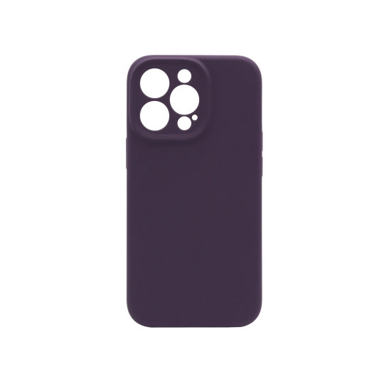 Apple iPhone 14 Pro Max - Silikonski ovitek (liquid silicone) - N-Soft - Berry purple / Temno vijoličen