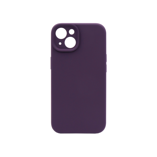Apple iPhone 15 Plus - Silikonski ovitek (liquid silicone) - N-Soft - Berry purple / Temno vijoličen