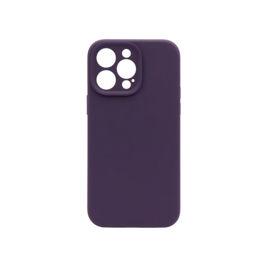 Apple iPhone 15 Pro - Silikonski ovitek (liquid silicone) - N-Soft - Berry purple / Temno vijoličen