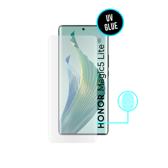 Honor Magic 5 Lite - Zaščitno steklo Excellence - z UV lepilom (0,26)